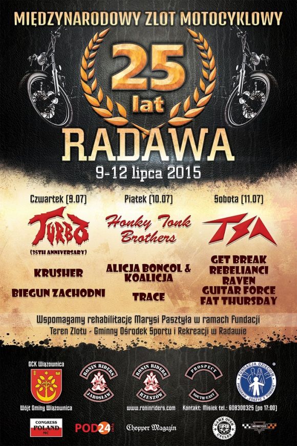 25 Międzynarodowy Zlot Motocyklowy w Radawie