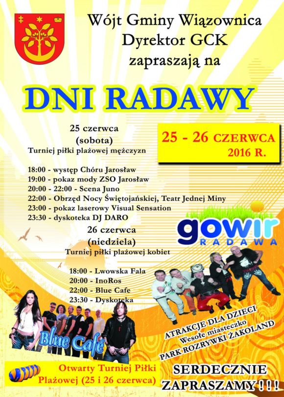 Dni Radawy 2016 - plakat