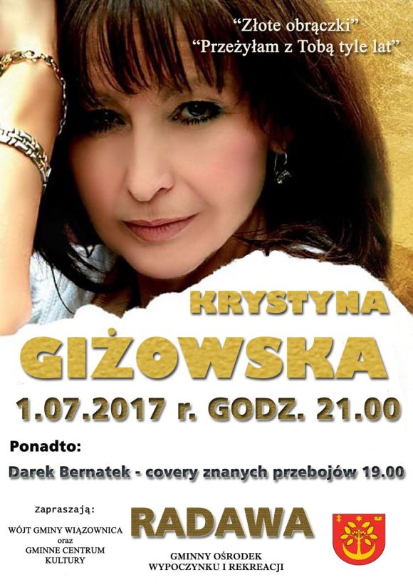 Wieczór z Krystyną Giżowską - plakat