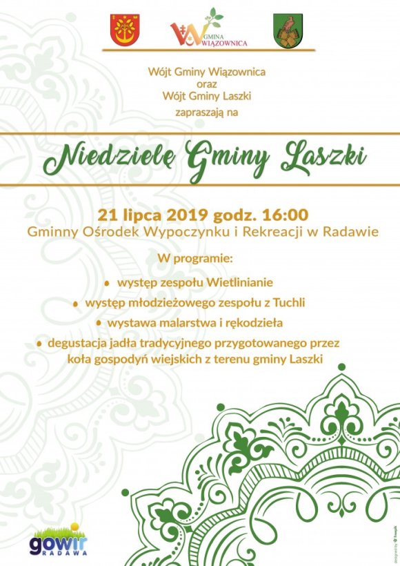 Niedziela Gminy Laszki 2019 - plakat