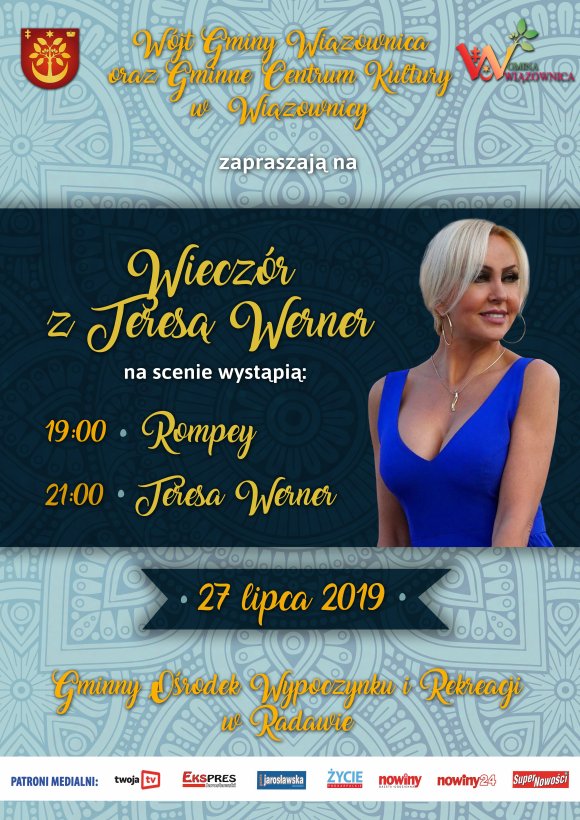 Wieczór z Teresą Werner 2019 - plakat