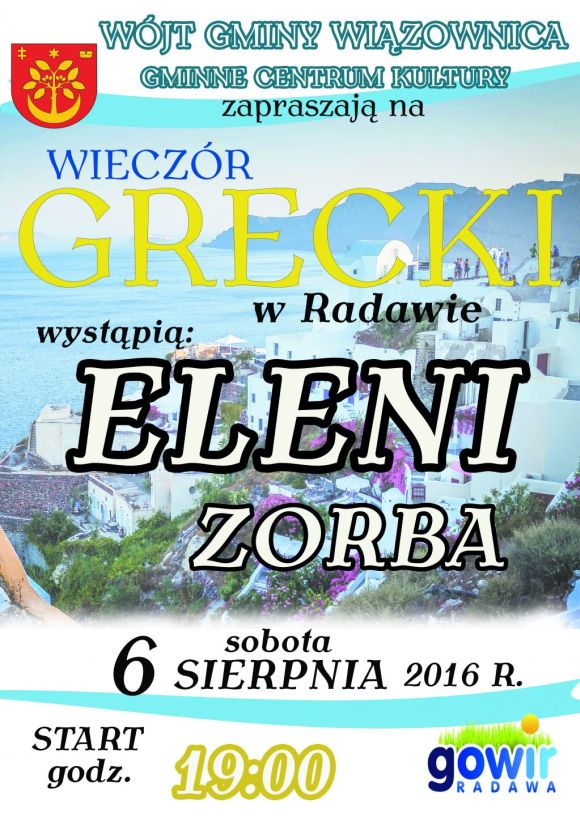 Wieczór Grecki w Radawie