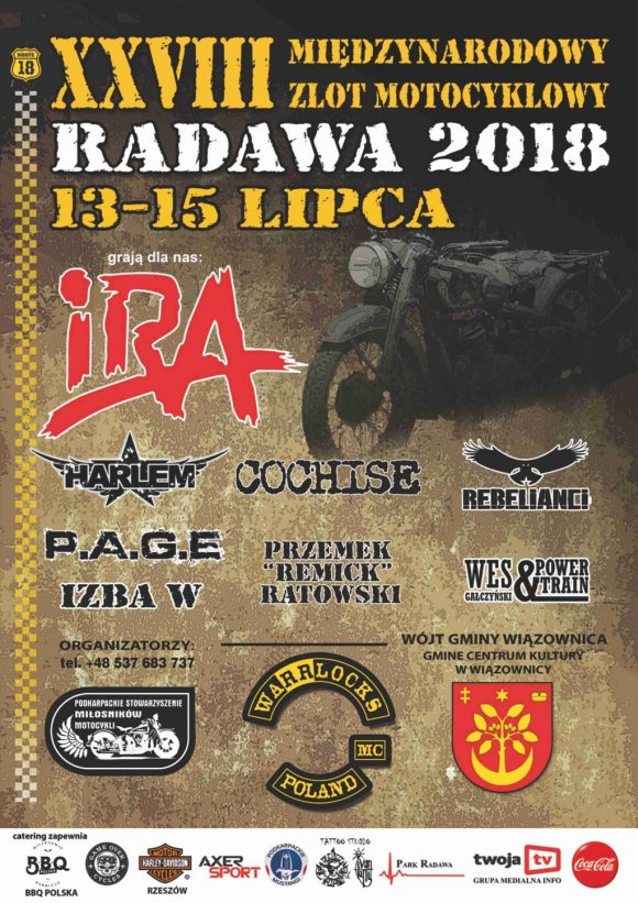 XXVIII Międzynarodowy Zlot Motocyklowy - plakat