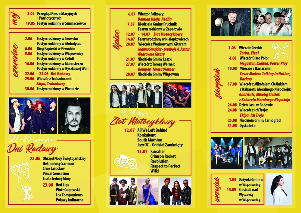 Kalendarz Imprez na rok 2019 część 2